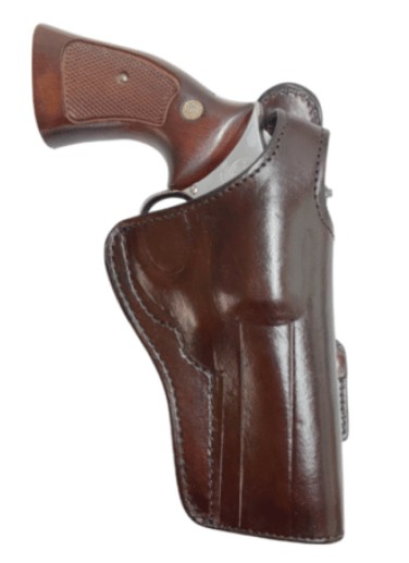 Leather Paddle Revolver Holster